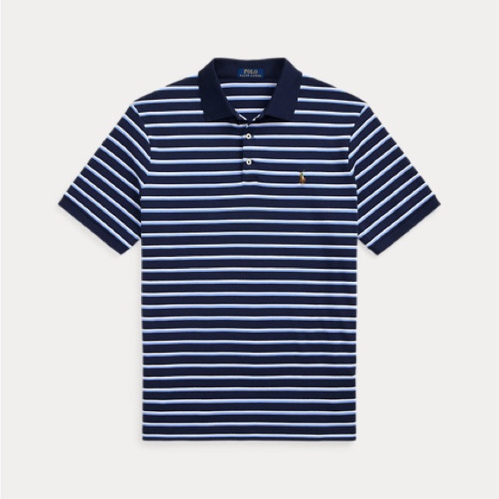 Polo Ralph Lauren Classic‎ Fit Striped Soft Cotton Polo Size L